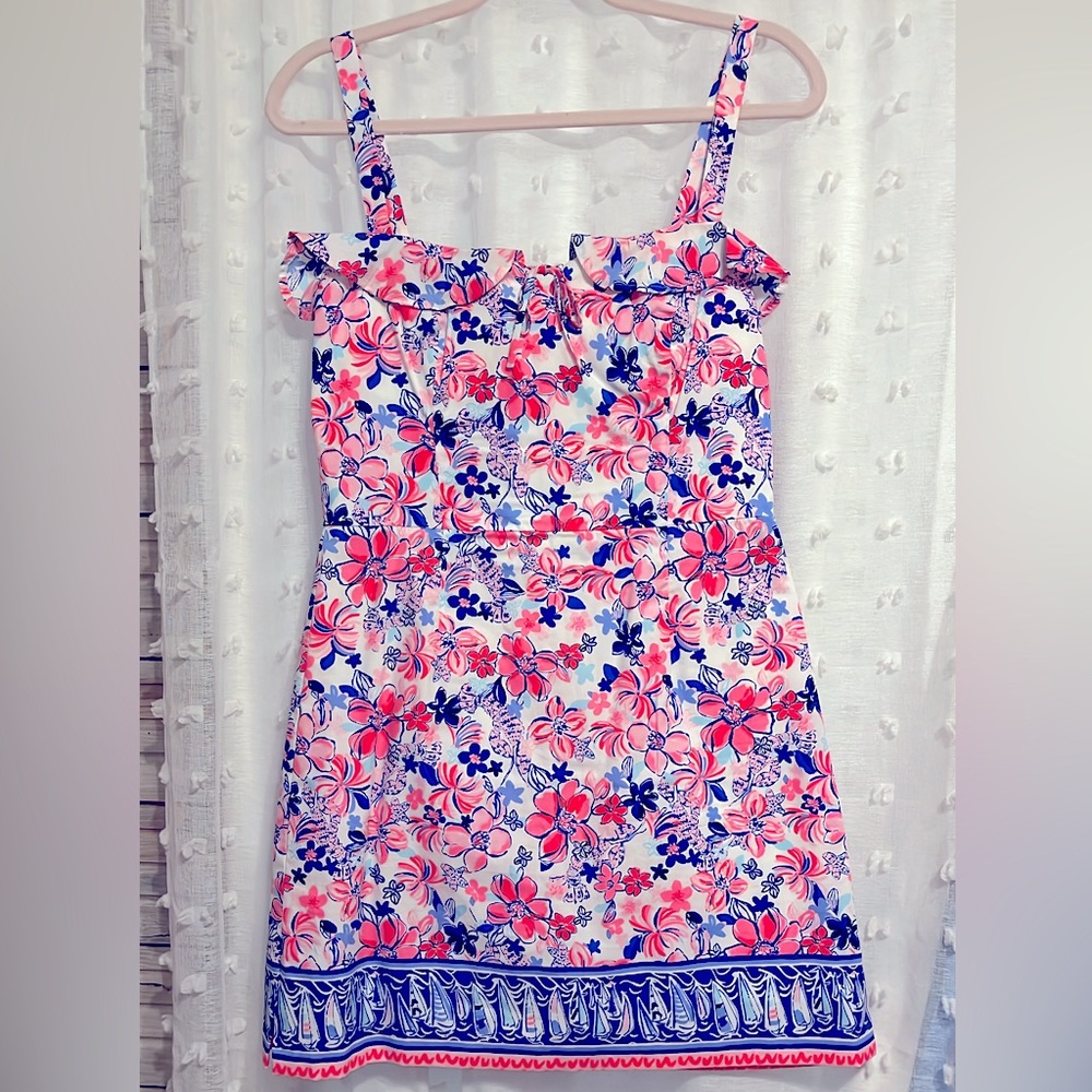 Lilly Pulitzer skort romper “Party like a lobstar”